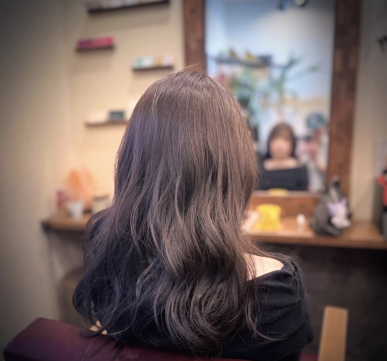 ロングヘアのスタイル